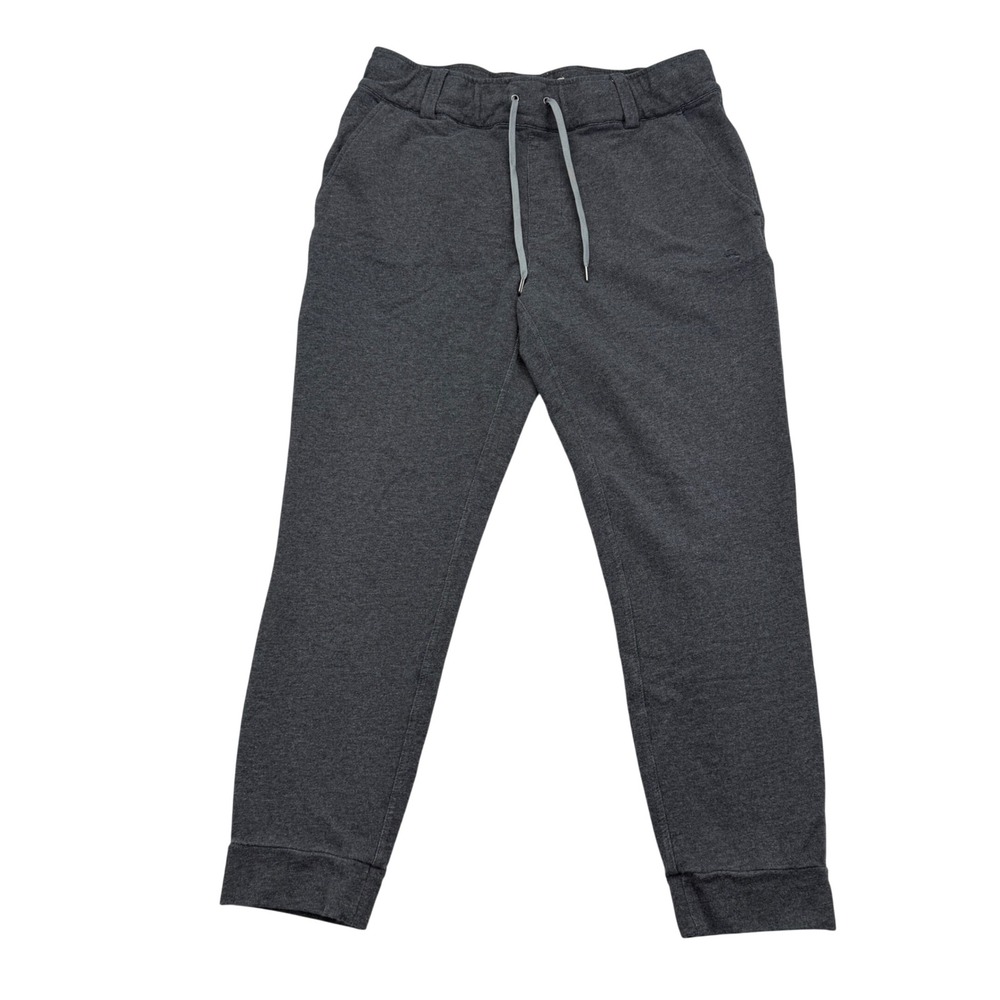 Brooks Brothers Joggers Men S Gray Red Fleece Sweatpants Cotton Blend Drawstring